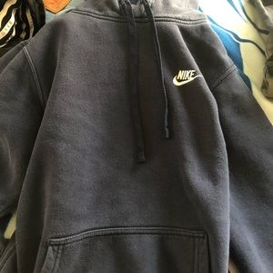 Nike hoodie navy men small good condition/color
